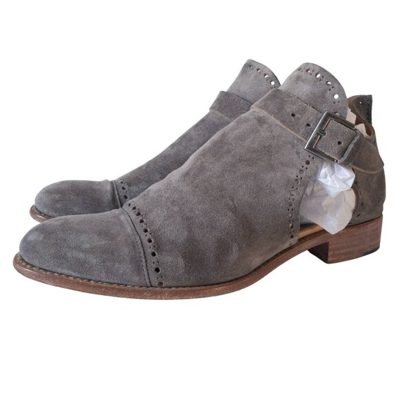 The Office of Angela Scott Mr. Ed Cutout Oxfords SZ 10 EU 40 Brown - Picture 5 of 16